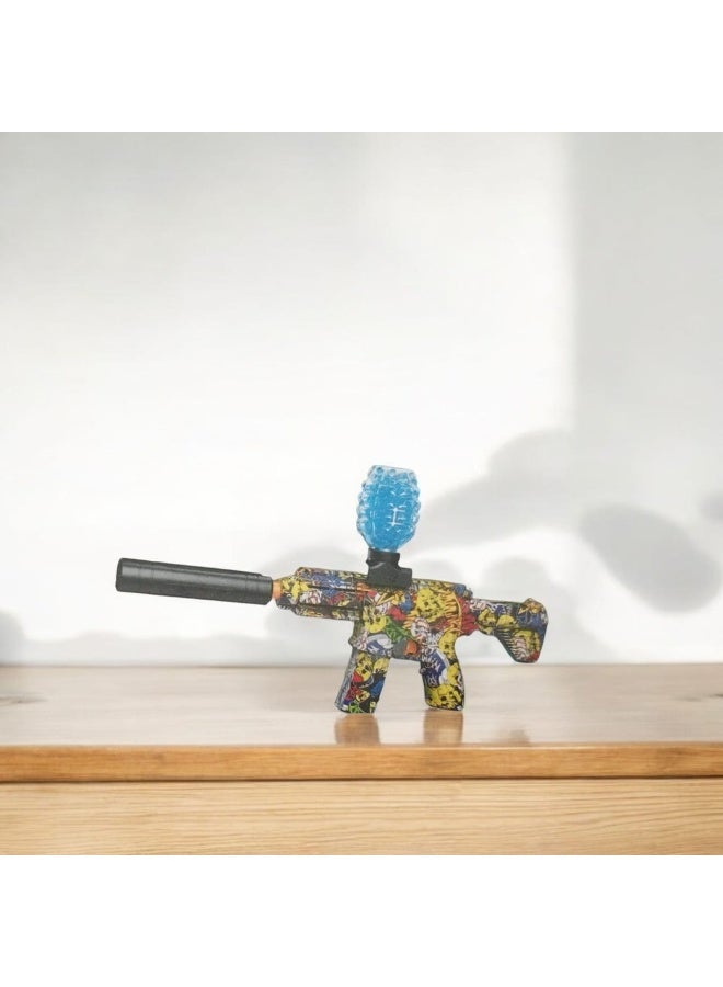 Gel Blaster Toy - 1 Player - Ages 14+ - Electric Water Bead with Ammo Hopper & Magazine - Camouflage Design - Outdoor Battle Toy for Teens - Image 1