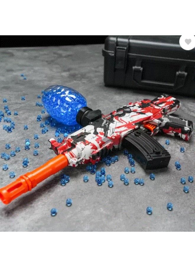 Gel Blaster Toy - 1 Player - Ages 14+ - Electric Water Bead with Ammo Hopper & Magazine - Camouflage Design - Outdoor Battle Toy for Teens - Image 3