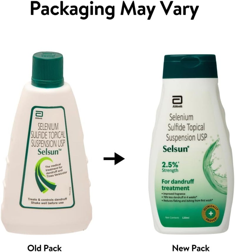 Selsun Abbott Shampoo - 120ML - Image 1