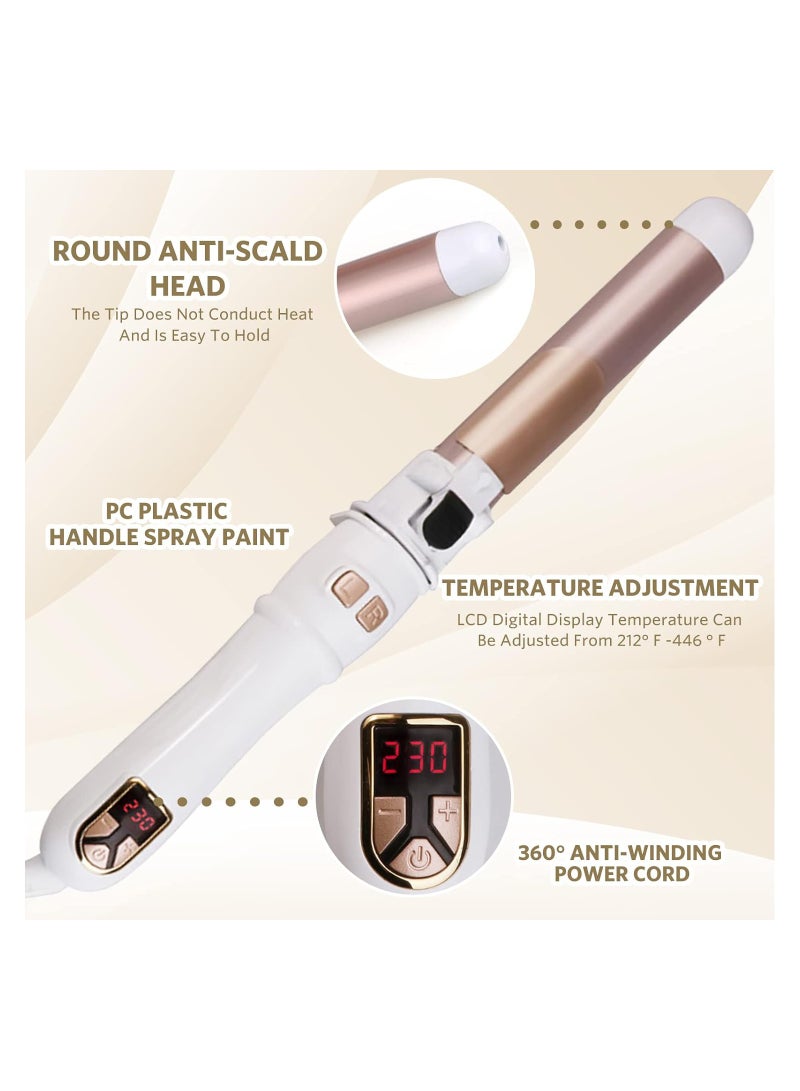 SOLARAE Curling Wand Automatic Curling Iron Automatic Hair Curler Rotating Curling Iron Hair Waver Hair Styling Irons 30s Instant Heat Wand 32mm Curl 1.25inch Curl - Image 4