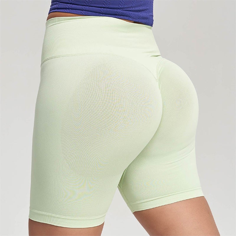 Generic Womens Quick-Dry Cycling Yoga Shorts Mint Green-Naked Sense Upgrade