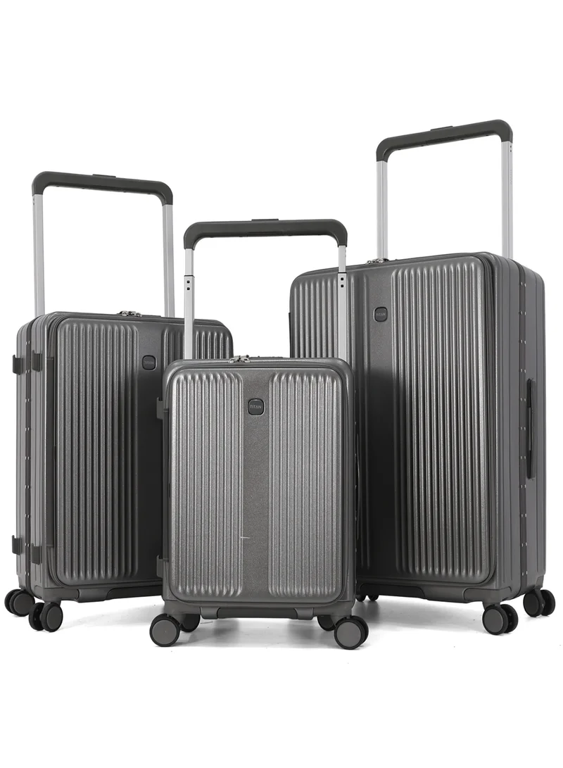 TITAN TITAN 3-Piece Lightweight Polycarbonate Hard Shell Luggage Set (20", 24", 28") – Durable Spinner