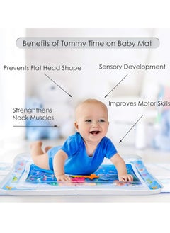 Splashin'kids Splashin'kids inflatable tummy time premium water mat infants and toddlers is The perfect fun time play activity center your baby's stimulation growth  - Image 2