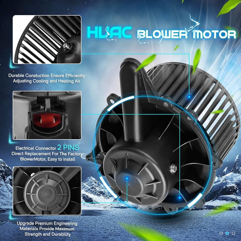 ILONPA bestUSA AC Heater Blower Motor w/Fan XL7Z 19805 EA for Ford and Lincoln Models - Image 4