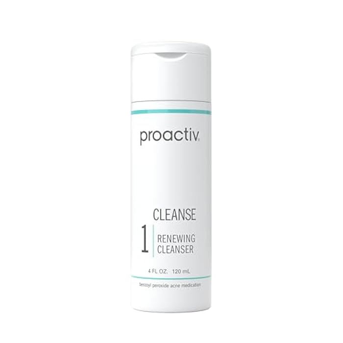 Proactiv Acne Cleanser - Benzoyl Peroxide Face Wash and Acne Treatment - Daily Facial Cleanser and Hyularonic Acid Moisturizer with Exfoliating Beads - 60 Day Supply, 4 Fl Oz - Image 1