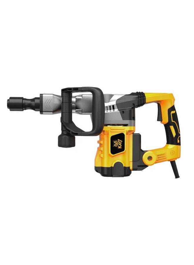 KAT 7 Professional Demolition Hammer (Jack Hammer) - 1580W - 17 Joules Impact Energy - Heavy-Duty Construction Tool.