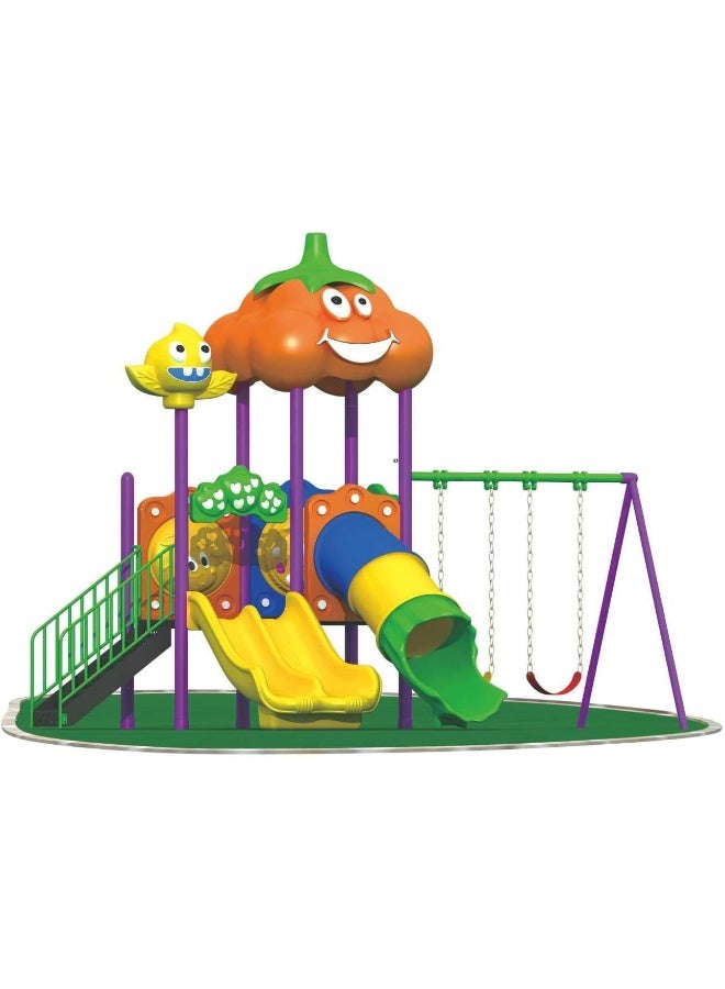 Rainbow Toys Outdoor Play Sets & Playground Equipment Games All In One Slide for kids and Swings for kids toys - Image 3