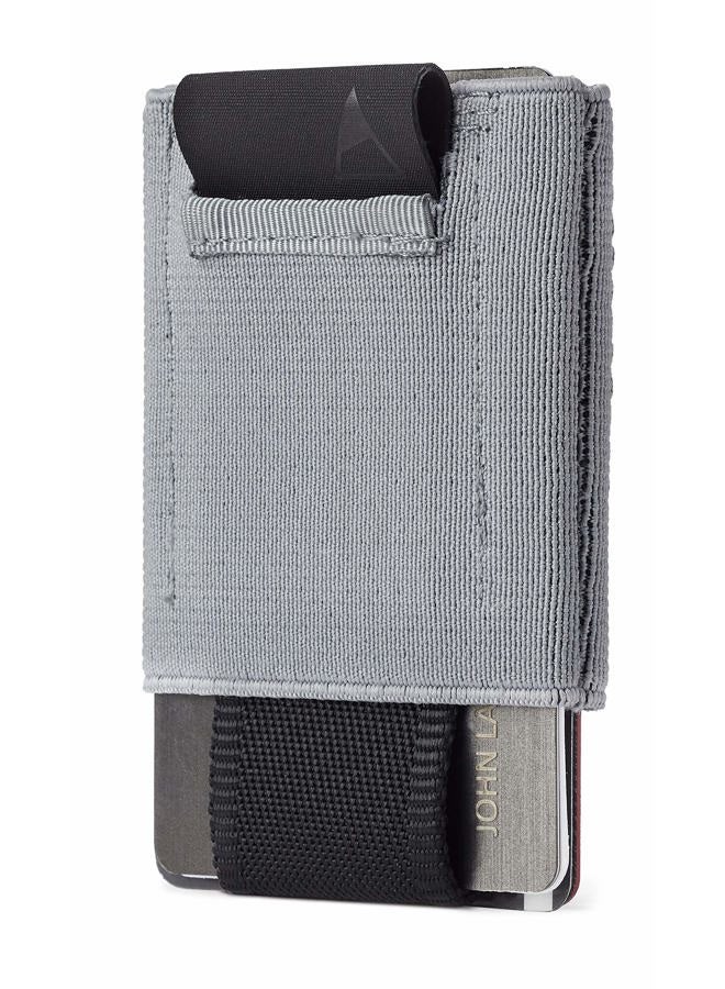 NOMATIC Slim Minimalist Front Pocket Wallet For Men and Women, Holds 4-15 Cards, with Hidden Cash and Key Pocket, Grey V2, Minimalist - Image 2