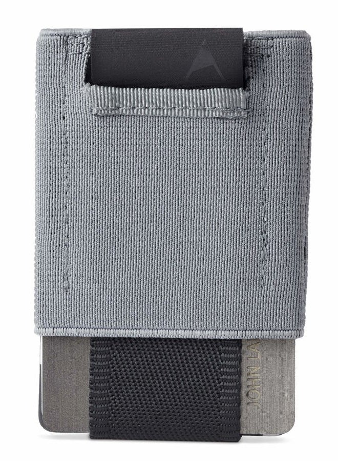NOMATIC Slim Minimalist Front Pocket Wallet For Men and Women, Holds 4-15 Cards, with Hidden Cash and Key Pocket, Grey V2, Minimalist - Image 1