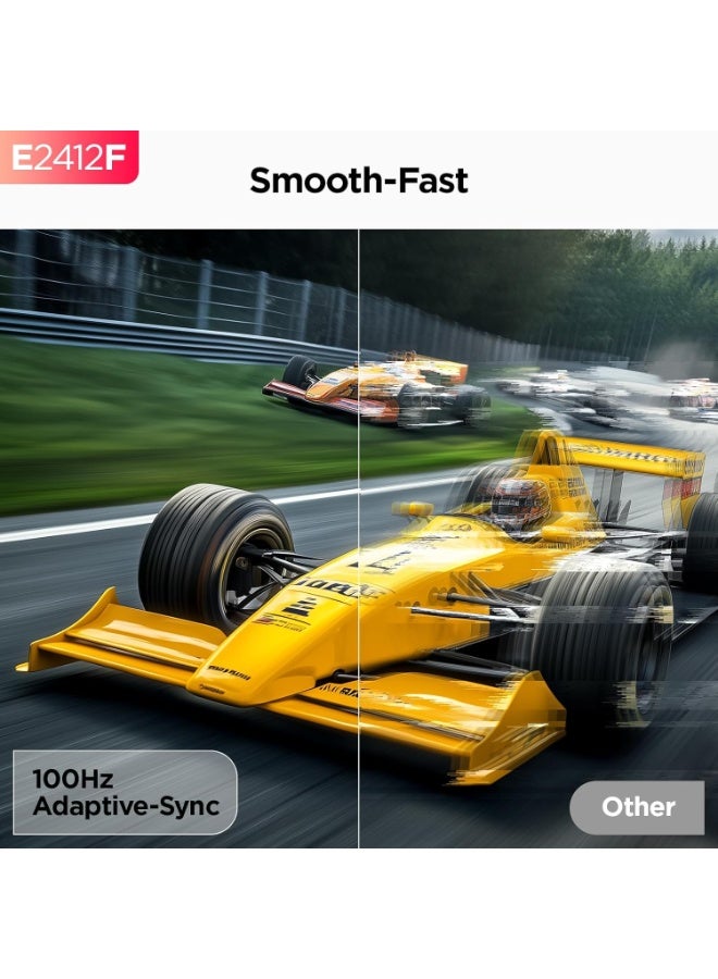 KOORUI E2412F 24 inch FHD Business Monitor – 100 Hz VA, 99% sRGB, Ultra-Slim Thin-Bezel, HDMI & VGA, Office & Gaming Ready - Image 4