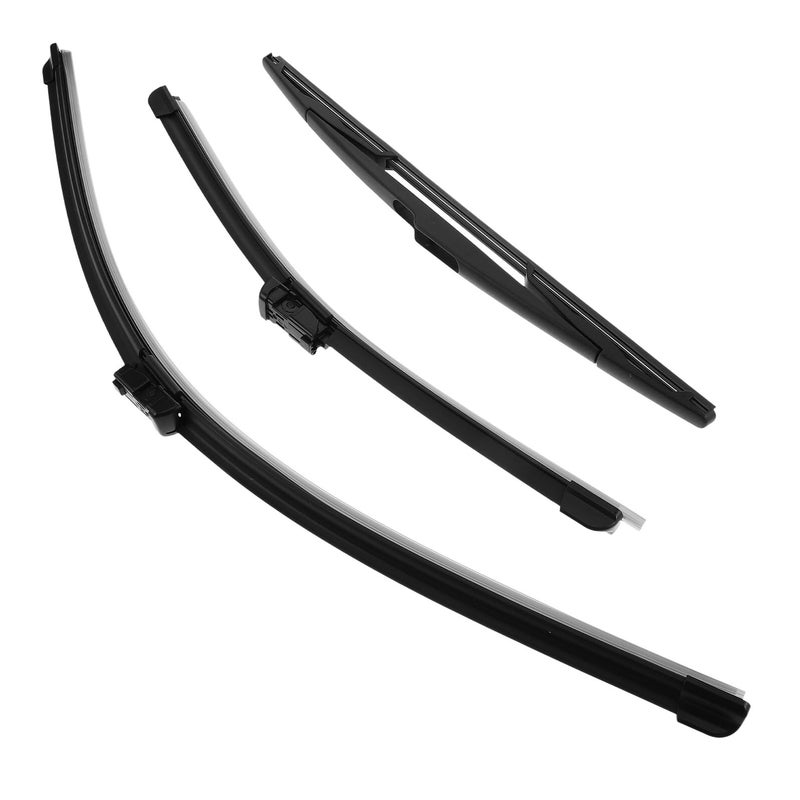 3Pcs All Season Car Windshield Wiper Blades Set with Frost Scraper for 2012 2018 Models - Image 2