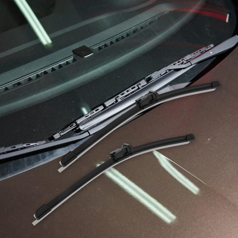 3Pcs All Season Car Windshield Wiper Blades Set with Frost Scraper for 2012 2018 Models - Image 5