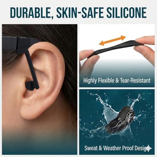 CLLFUU Increase Privacy Ear Tips Compatible with Ray-Ban Meta Glasses Gen1/Gen2,Silicone Sound Booster Tube Fit for Meta Oakley/Display,Rayneo,XREAL,VITURE,Rokid Smart Glasses,with No Sound Leak. - Image 4