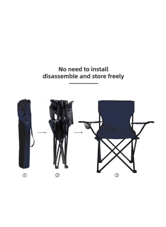 Portable Folding Beach Chair – Multi-Purpose Outdoor Camping Chair, Lightweight & Foldable, Supports 110kg, Includes Carry Bag, Ideal for Travel, Picnic & Beach - pzsku/ZE271891F50BC398FC79EZ/45/_/1738796584/4ed8faaa-60e9-4633-a627-ea41c67da16a