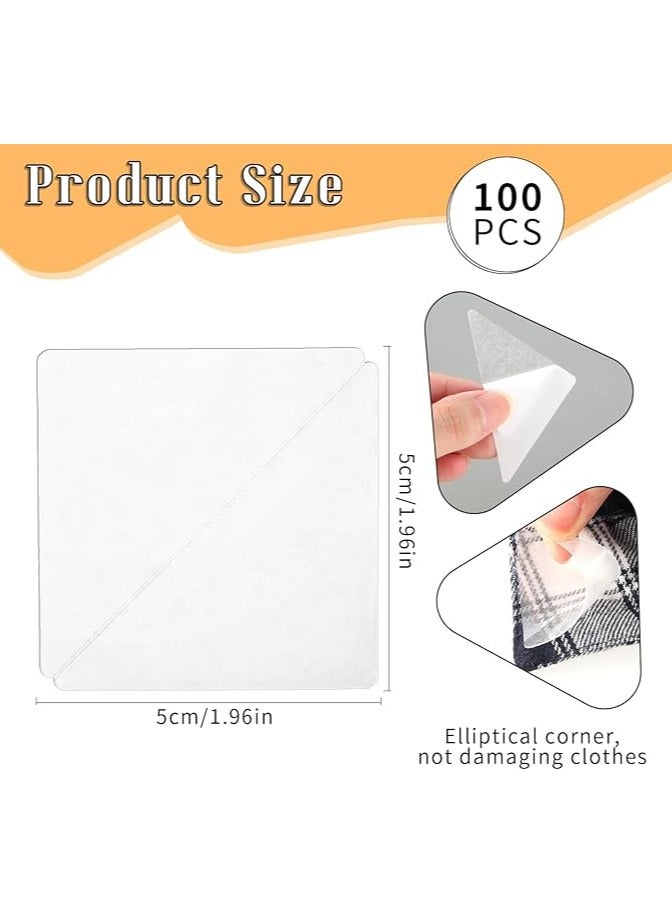 سيلكفكس 100 جهاز كمبيوتر شخصي طوق يبقى للرجال فستان القمصان ، لا Curl بولو قميص طوق يبقى مكافحة التشويه الحافة طوق يبقى ملصق طوق دعم لأي قميص من طوق - Image 2