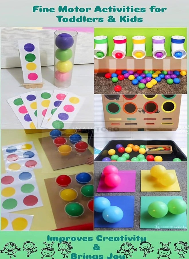 WAKTORO 24 pcs Big Large Size Plastic Balls Softy Non Toxic Plastic Pool Ball for Kids - Image 2