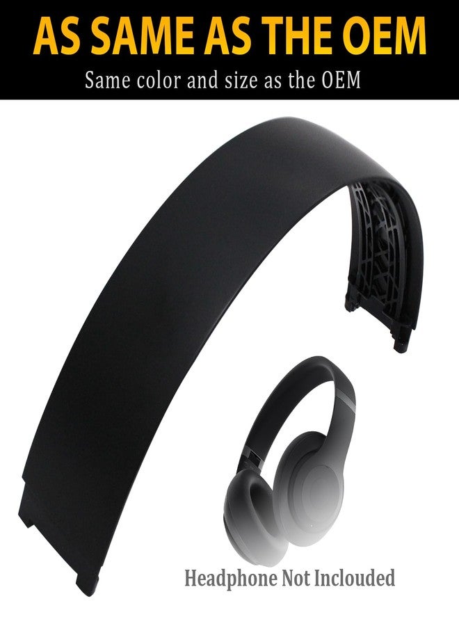 Adhiper Studio Pro Headband Replacement, Top Head Band Replacement Repair Kit for Beats Studio Pro Wireless Headphones Accessories, Composite Materials, Durable & Bending Resistant (Black) - Image 3
