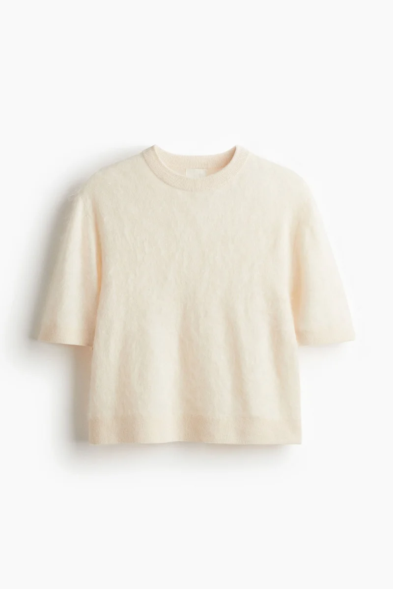 H&M Brushed cashmere top