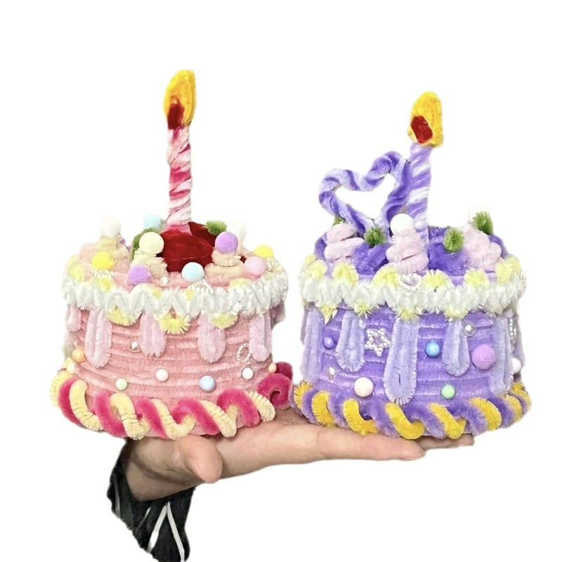Twist Cake Po Handmade Diy Material Bag Homemade Creative Birthday Gift For Girlfriend Po Artifact - Image 4