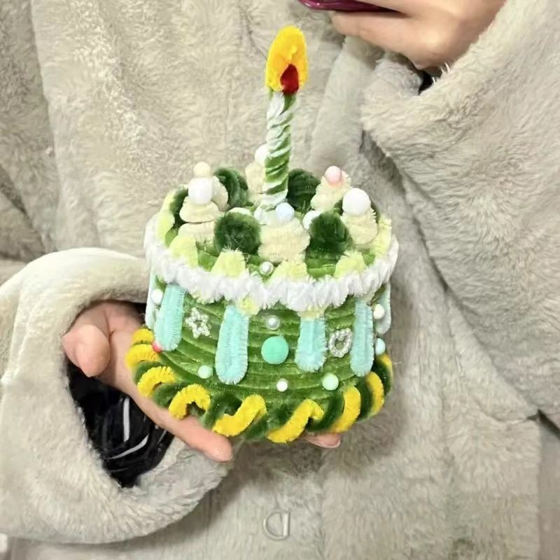 Twist Cake Po Handmade Diy Material Bag Homemade Creative Birthday Gift For Girlfriend Po Artifact - Image 3