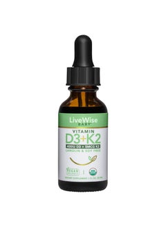 Vitamin D3 And Vitamin K2 Liquid Drops Baby Vitamin D Drops For Infants W/ Vitamin K For Optimal Absorption Vitamin D3 K2 Supplement W/ Organic Mct Oil Supports Healthy Bones Brain Immune System