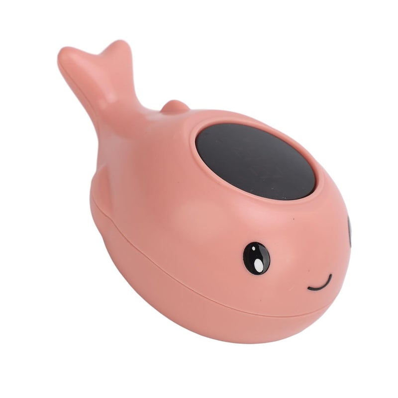 Fdit Whale Baby Bath Temperature Tester Monitor For Bathtub Pink ABS Material - Image 4