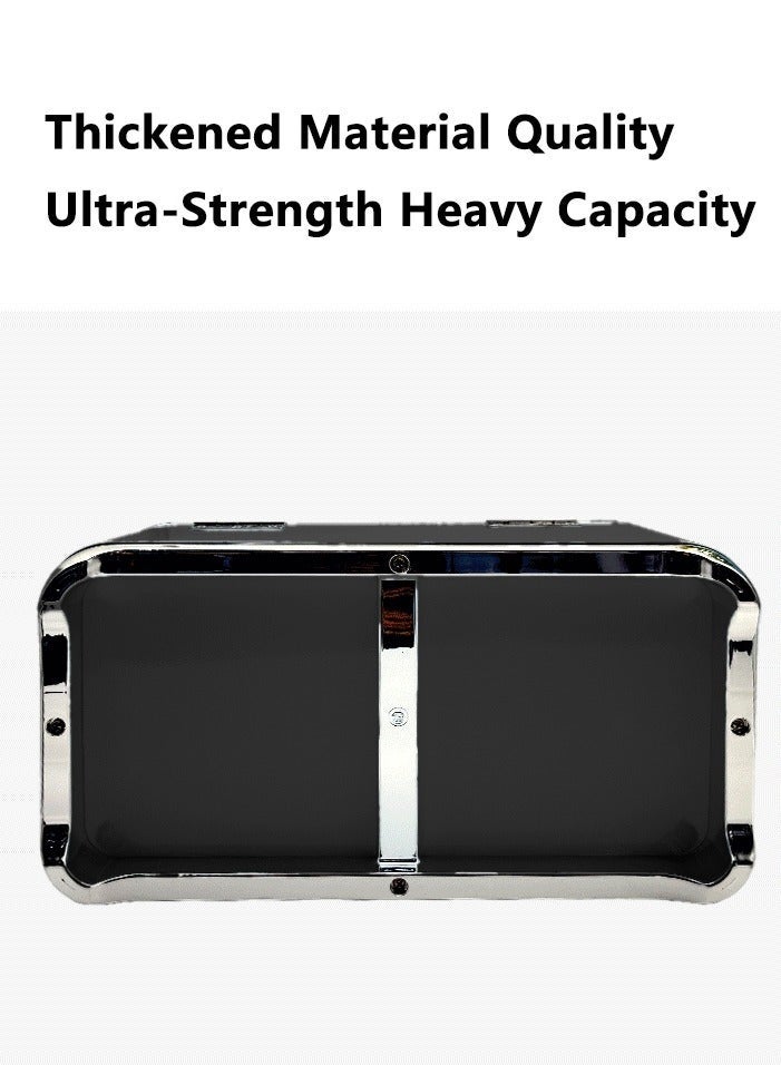 WALALLA 4-Piece Large Capacity Stainless Steel, Coffee Kitchen Canister, Sugar Organizer, Tea Storage Box, Coffee Storage Jars, Bread Storage Bin Kitchen Containers Storage Set - Image 4