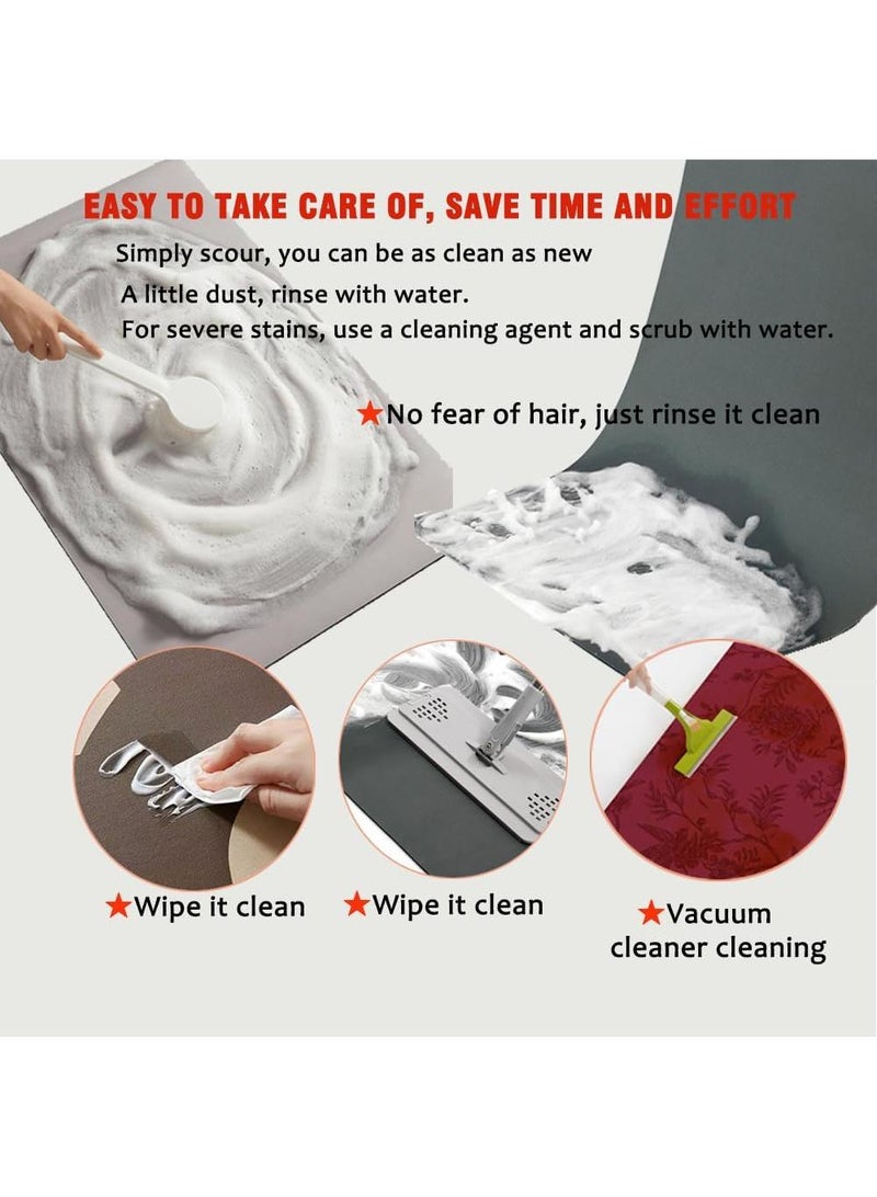 general 45*70cm Household Bathroom Kitchen Thickened Non Slip Quick Drying Mat - Image 2