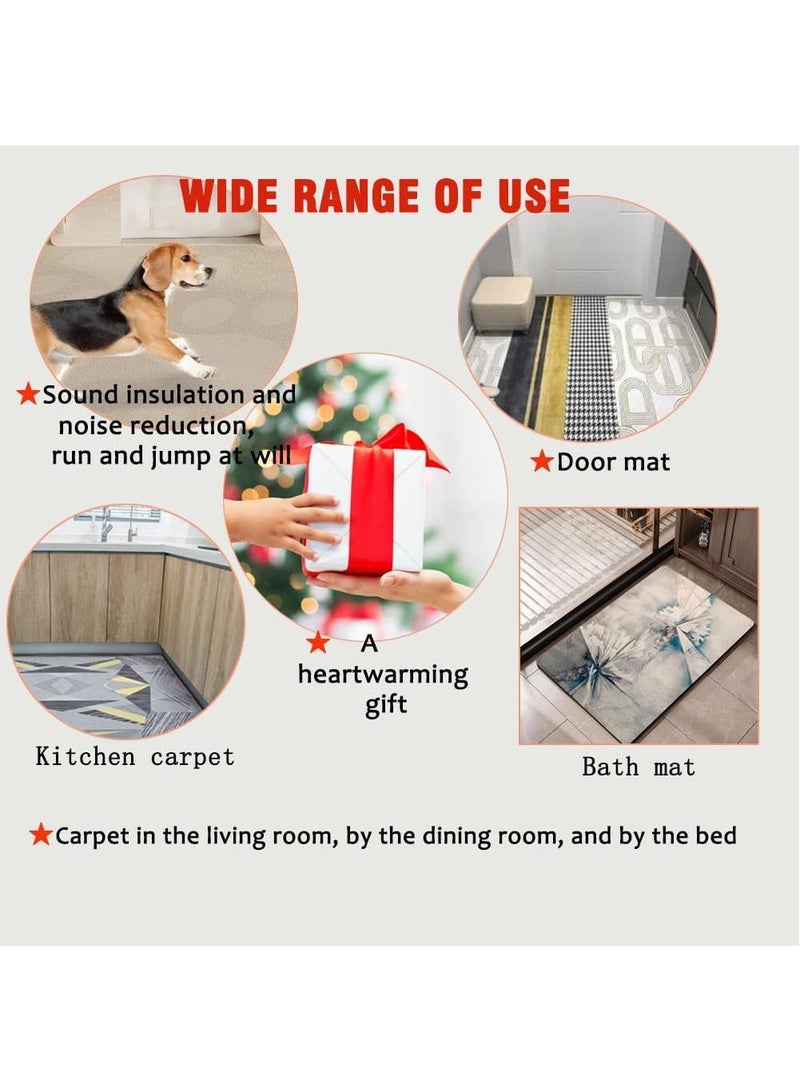 general 45*70cm Household Bathroom Kitchen Thickened Non Slip Quick Drying Mat - Image 4