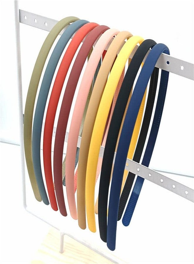 Big Box Fashion Plastic Elastic Wavy Hair Teeth Matt Hairband Hoop Matte Accessory for Women Girls Multi-colour (Set of 12) - Image 4