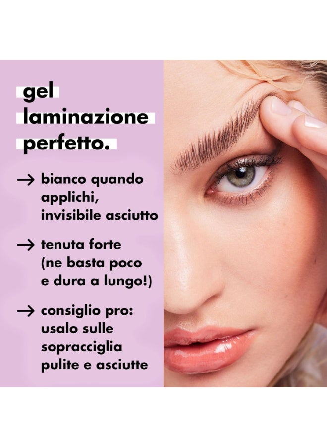 إلف جل تغليف الحواجب، ثبات قوي، تجفيف شفاف، جل حواجب مقاوم للماء للحواجب التغليفية، يمشط ويشكل الحواجب - Image 3