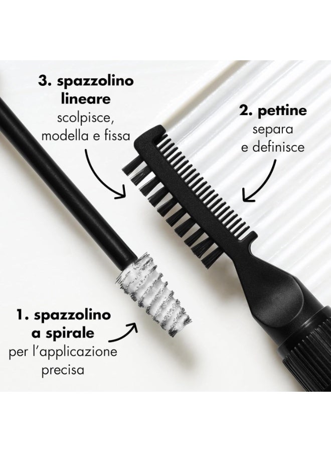 إلف جل تغليف الحواجب، ثبات قوي، تجفيف شفاف، جل حواجب مقاوم للماء للحواجب التغليفية، يمشط ويشكل الحواجب - Image 4