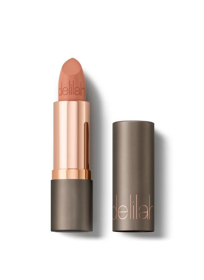 delilah  - delilah - Colour Intense Cream Lipstick - Flirt - Rich Pigmented - Long Lasting, Hydrating, Velvety Creamy Lipstick For Women - Silky Matte Finish - Infused with Vitamin E - Vegan - 3.7g / 0.13 Oz - Image 1