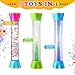 Cucue Sensory Fidget Tubes Stocking Stuffers for Kids Adults Liquid Motion Bubbler Sensory Toys Kids Stocking Stuffers Colorful Bubble Fidget Toy for Desk Travel 3 Pack - Image 4