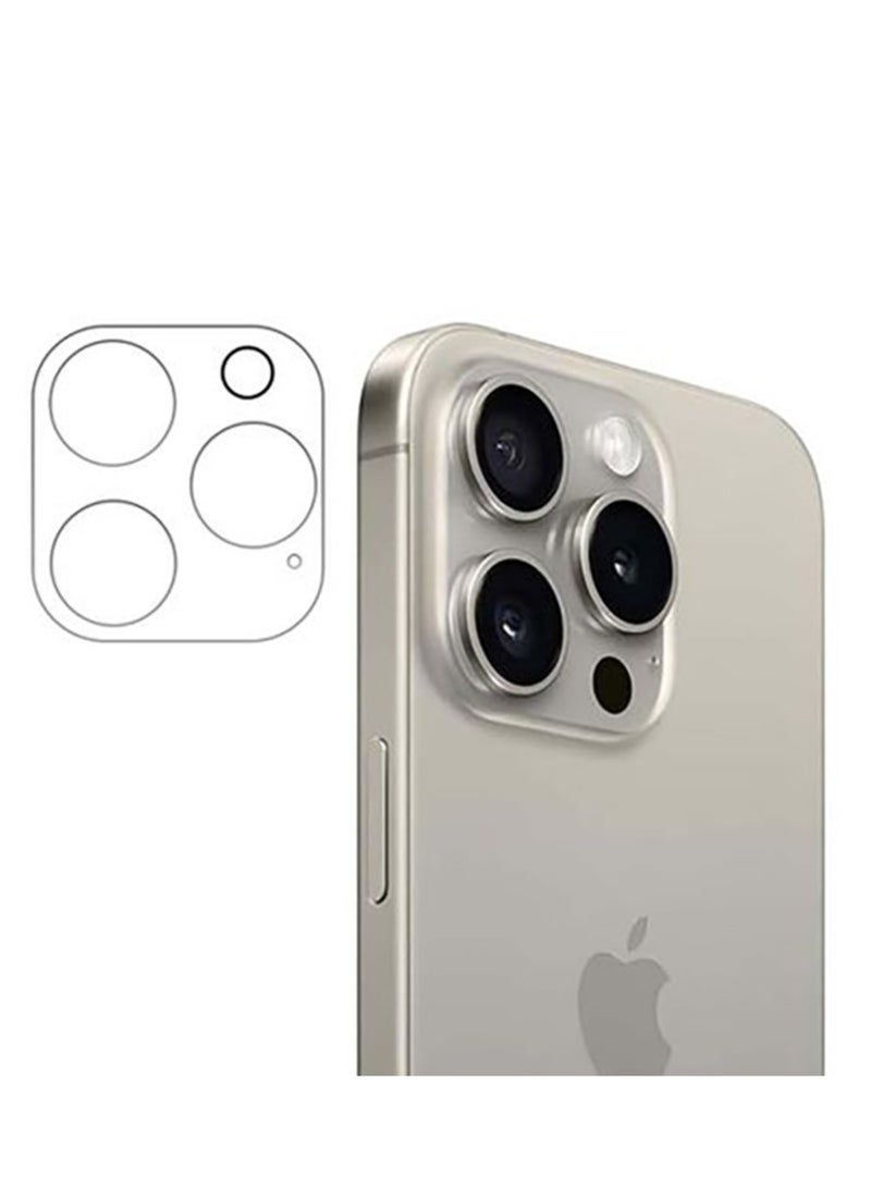 Generic - IPhone 15 Pro Max Inch & 15 Pro Inch Camera Lens Protector - Clear - Image 1