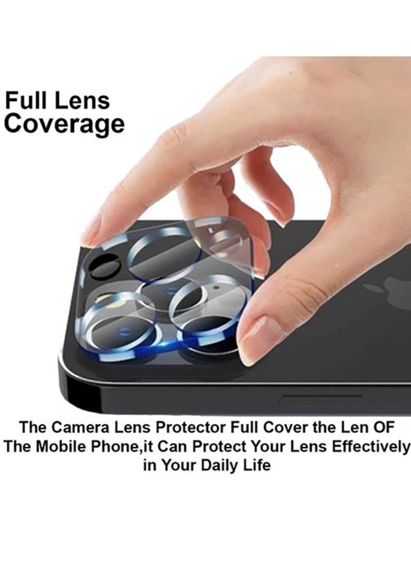 Generic - IPhone 15 Pro Max Inch & 15 Pro Inch Camera Lens Protector - Clear - Image 1