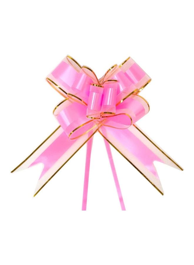 نيبمينينت طقم عقدة فيونكة للف الهدايا من 50 قطعة . وردي - Image 1