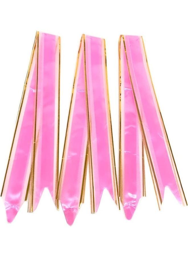 نيبمينينت طقم عقدة فيونكة للف الهدايا من 50 قطعة . وردي - Image 3