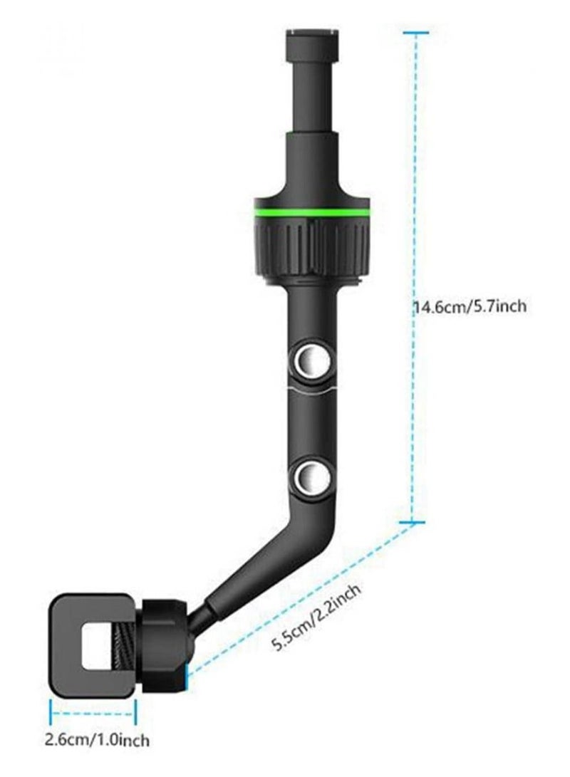 Multifunctional 360° Degree Rotatable Auto Rearview Mirror Phone Holder - Image 5