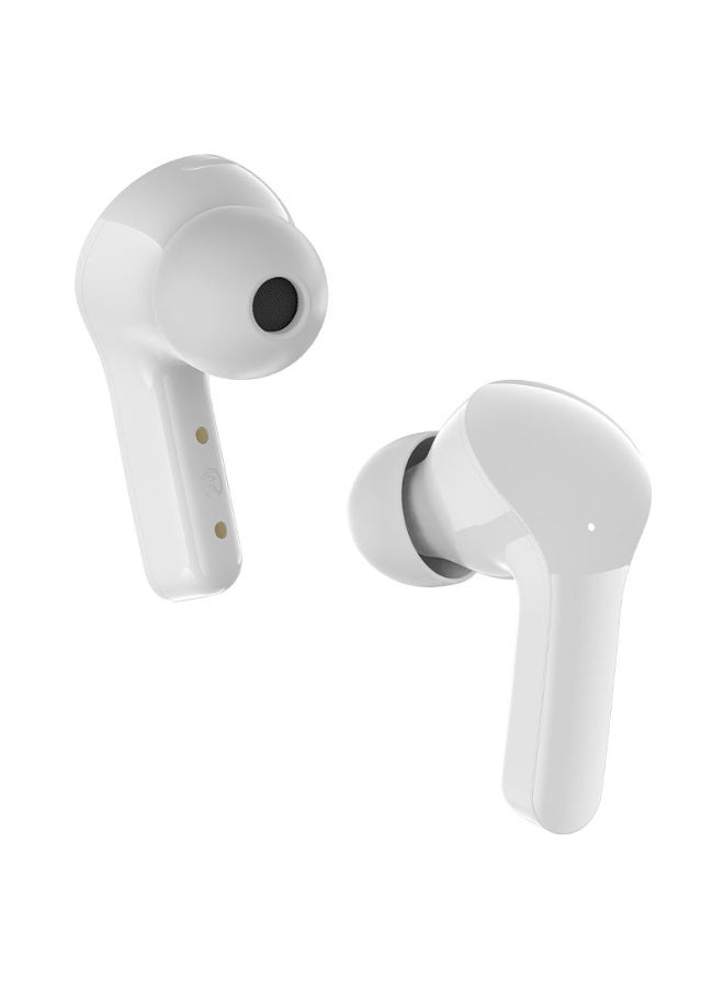 ACEFAST Wireless Bluetooth Earbuds with ENC Noise Canceling Translucent Earphones, HiFi Dual Stereo Microphone Mini in-Ear Earbuds with Charging Case and LED Digital Display - White - Image 3