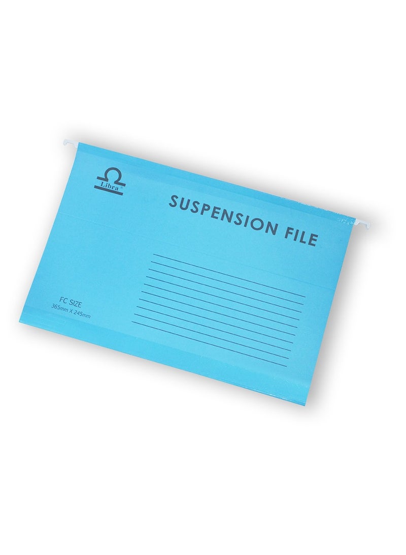 Libra Foolscap Suspension File 230gsm Blue, 50pcs - Image 2