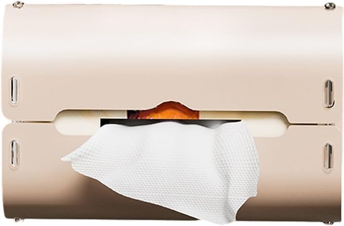Cozron Cozron Wall-Mounted Silicone Tissue Box with Suction, Easy Install, Space-Saving Design, Wall-Mounted with Strong Suction Power.(1 Pcs) - Image 2