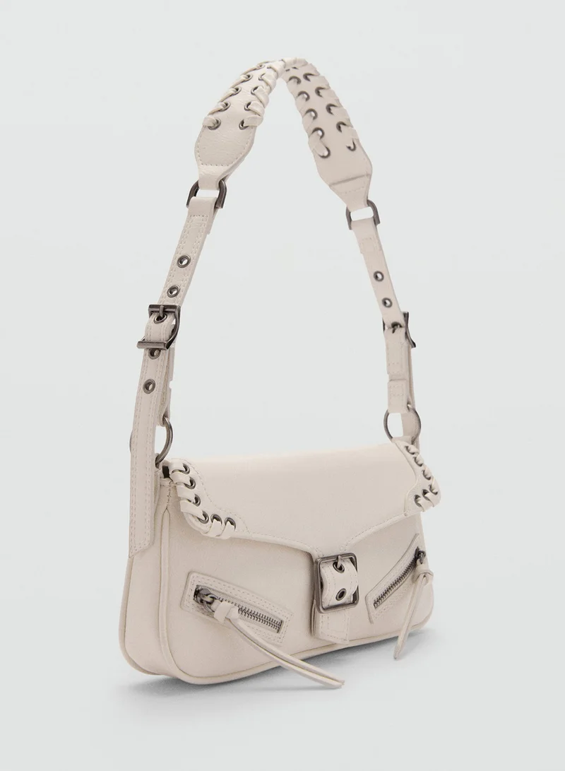 MANGO M-- Valentin Flap Over Satchels