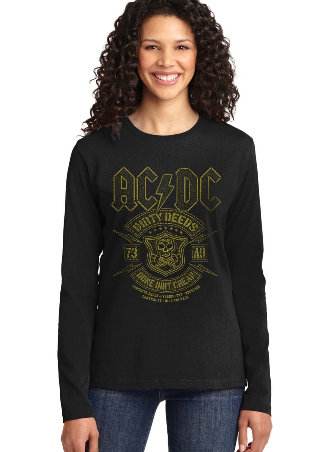 Snowy Acdc Black Long Sleeve Women's Combed Cotton T-Shirt - pzsku/ZE2729C87FCCF09151D21Z/45/_/1731060645/255155ea-921b-4288-a4ba-0ba5b895aa9d