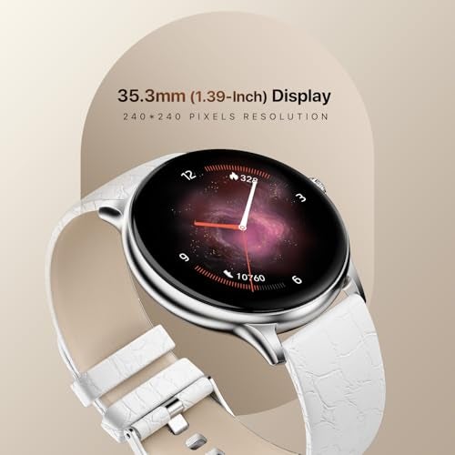 Fire-Boltt Phoenix Pro Classic Round Bluetooth Calling Smart Watch, 1.39”HD Display,AI Outfit Watch Face, 2 Looks in 1 Watch, Extra Straps at ₹99, 120+ Sports Modes, Smartwatch for Women (White) - Image 4