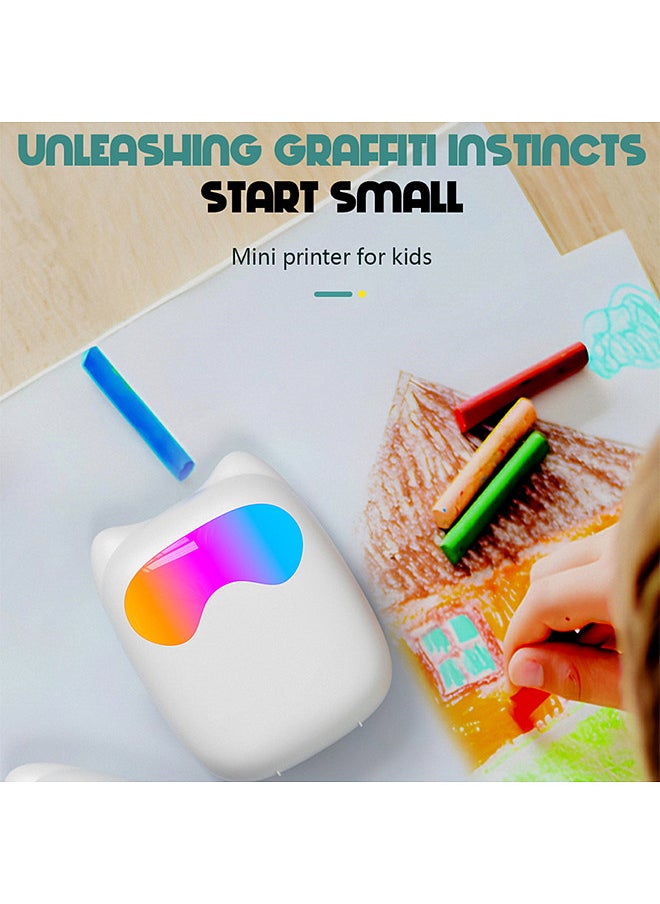 Generic Mini Pocket Thermal Instant Photo Printer Label Maker Machine BT Wireless Connect Compatible with Android or iOS APP  - Image 4