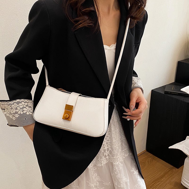 2025 Spring And Style High-End Texture, Versatile And Fashionable One-Shoulder Armpit Bag, Western Style Crossbody Bag, Simple Elegant - Image 5