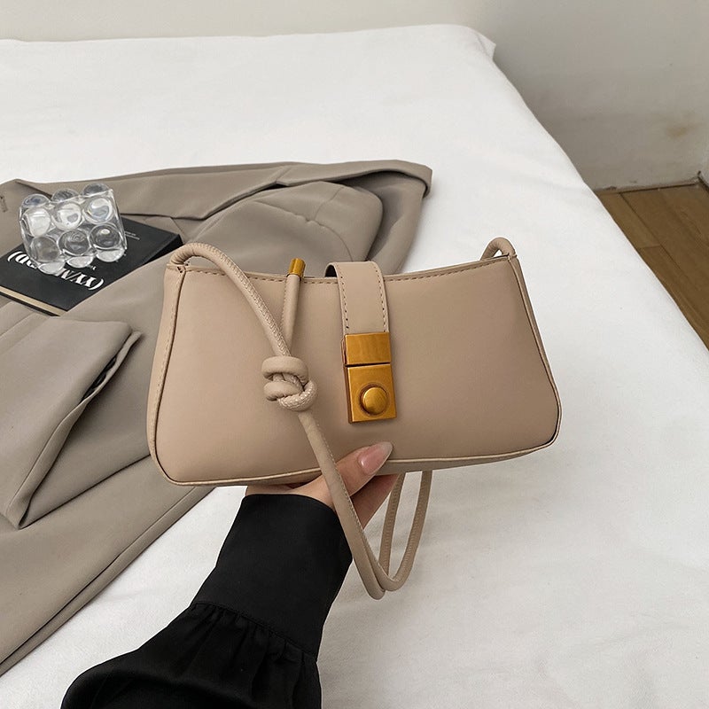 2025 Spring And Style High-End Texture, Versatile And Fashionable One-Shoulder Armpit Bag, Western Style Crossbody Bag, Simple Elegant - Image 1