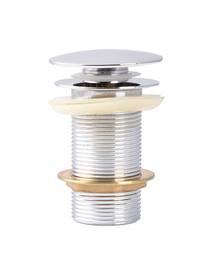 KKD® Heavy Quality Full Brass Pop Up Full Thread Waste Coupling 32 MM (5", Silver) - Image 2