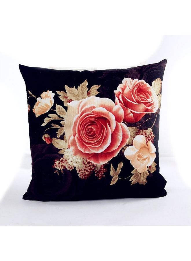 NIBEMINENT Rose Printed Cushion Cover Multicolour - Image 1